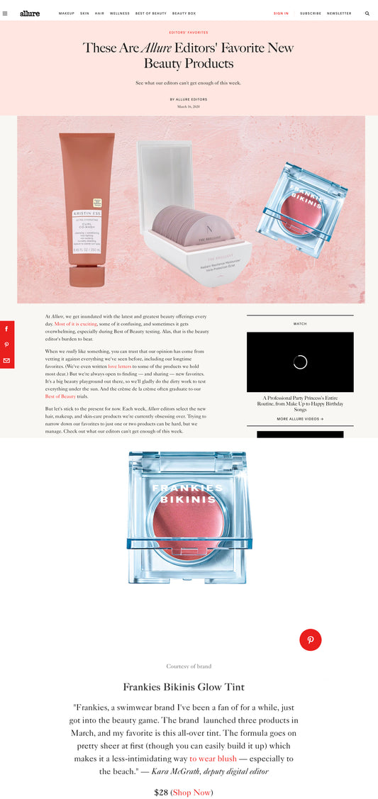 ALLURE Editor's Favorite New Beauty Product Launch