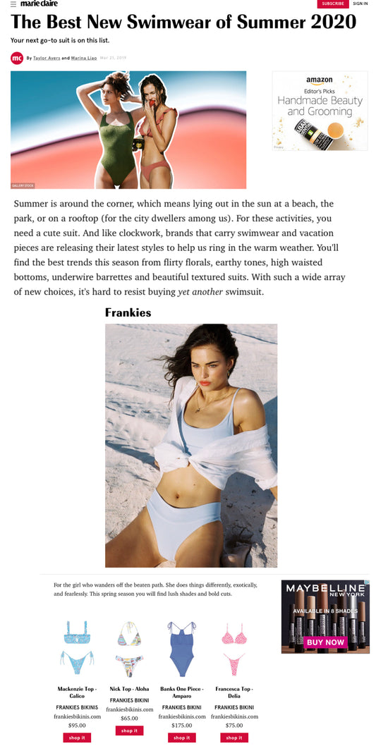 Frankies bikinis swimwear summer 2020