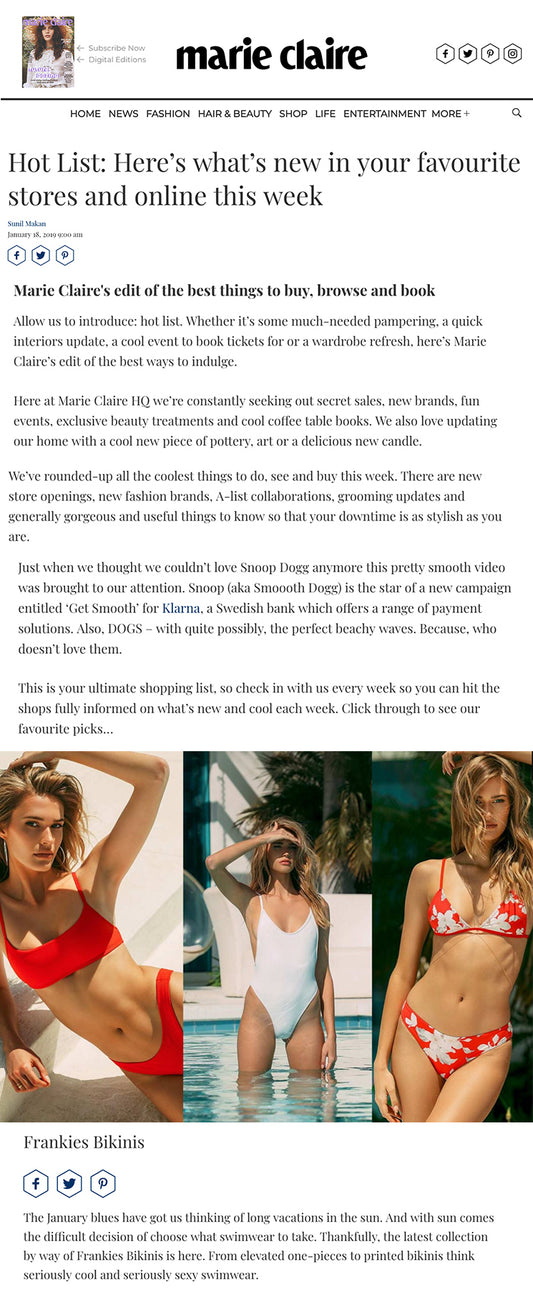 Frankies Bikinis Spring/Summer Collection