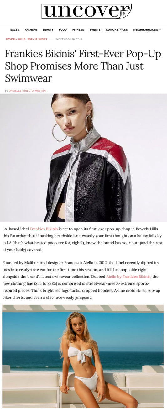 Frankies bikinis pop up shop