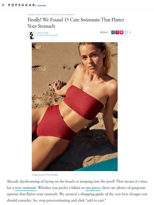 Frankies Bikinis Jenna High Waist Bikini