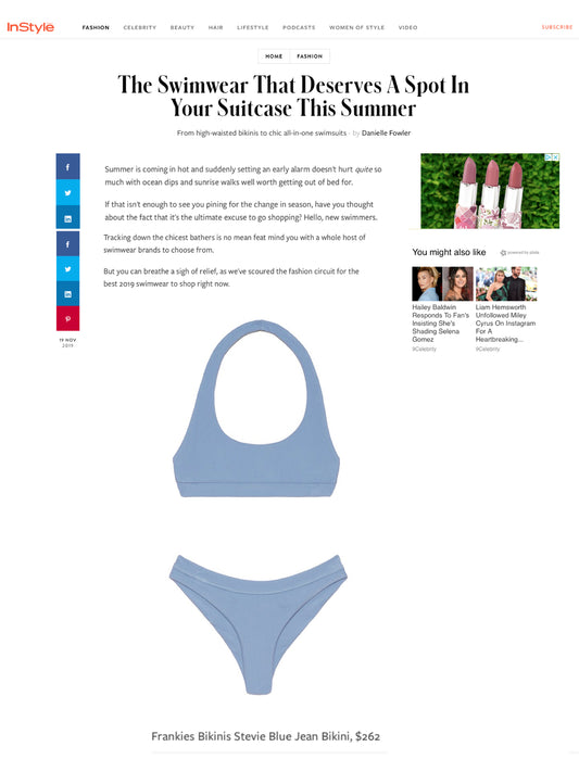 Frankies bikinis InStyle Australia summer swimwear