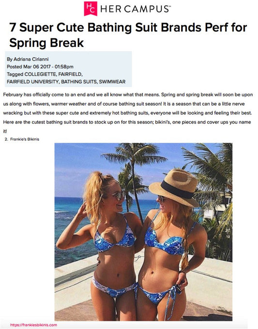 Her Campus Features Frankies Bikinis