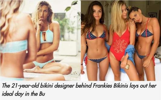 Francesca Aiello, Designer of Frankies Bikinis, Perfect Day in Malibu