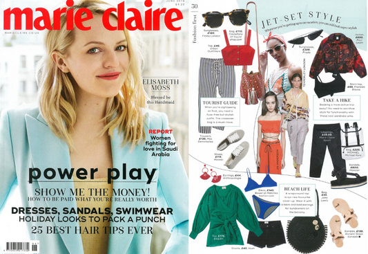 Marie Claire mentions Frankies Bikinis Greer Top Both Functional and Stylish