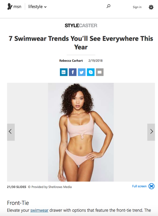 7 Swimwear Trends You'll See Everywhe...
