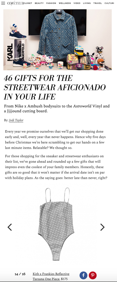 Kith x Frankies Bikinis Tarzana One Piece