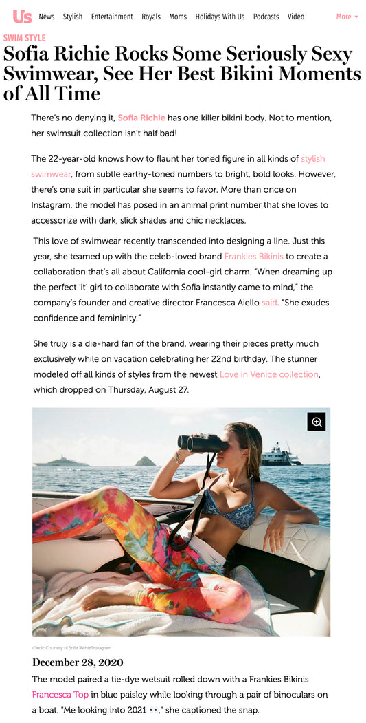 Sofia Richie Snorkels in Sexy Bikini on St. Barts Holiday