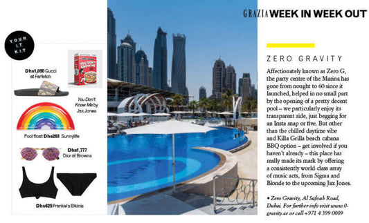 Frankies Bikinis in Grazia