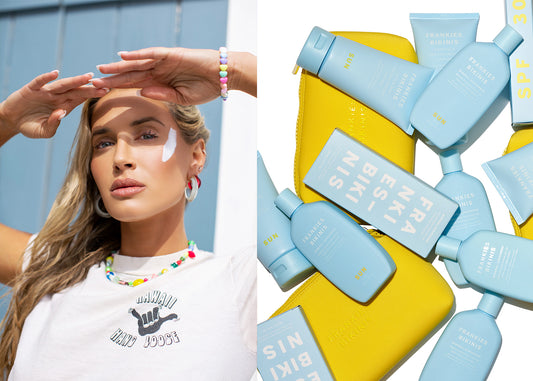 SPF 30 Sunscreen for the beach by Frankies Bikinis