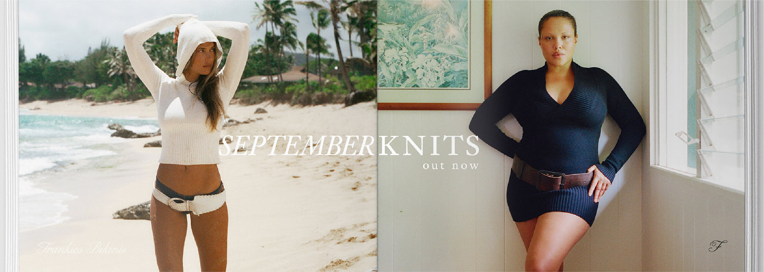 Frankies Bikinis - September Knits Banner