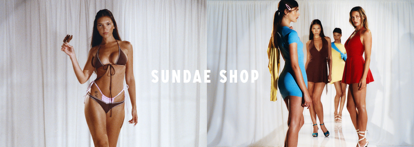 Frankies Bikinis Sundae Shop Banner