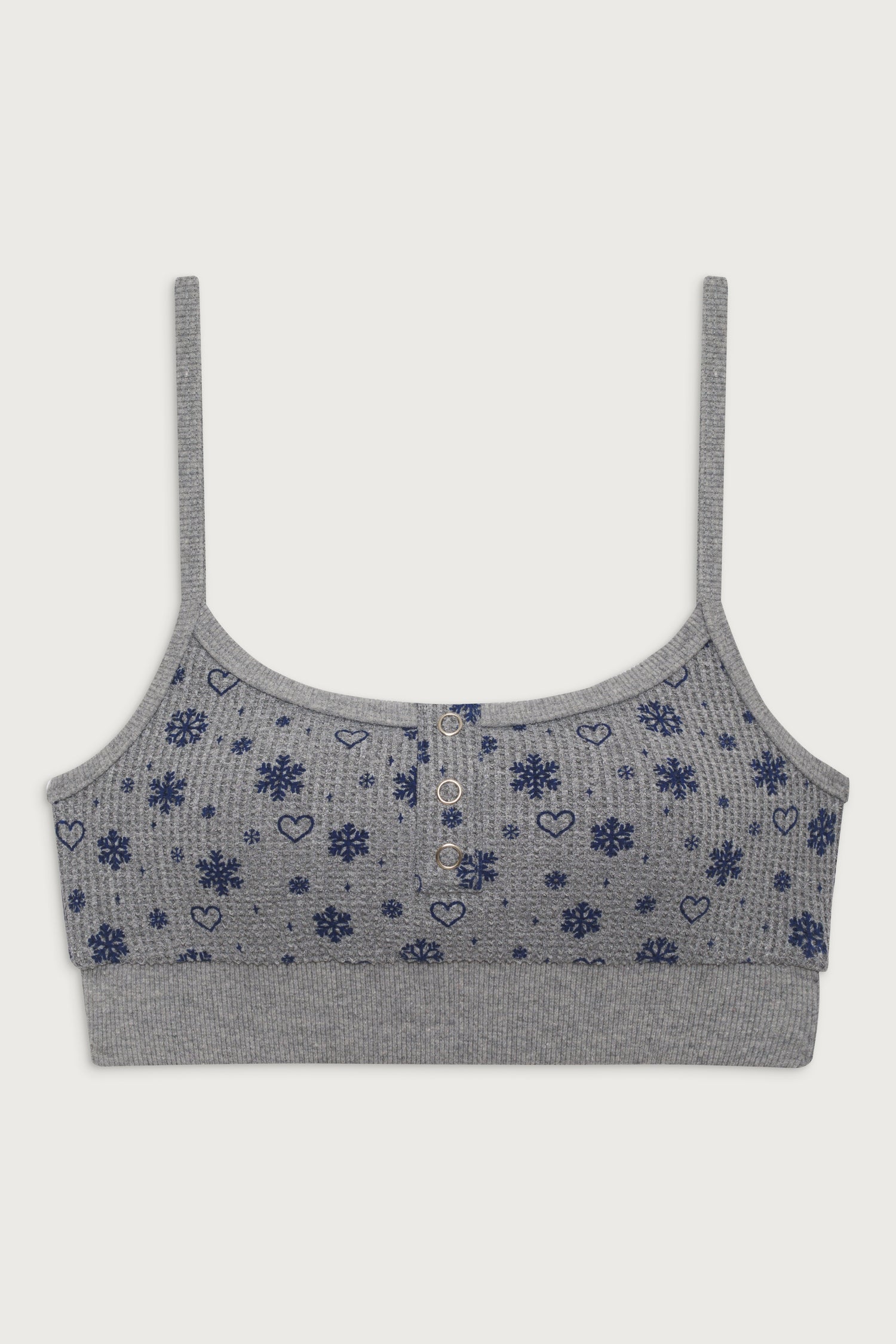 Sugar Waffle Bralette Top  Apres Ski