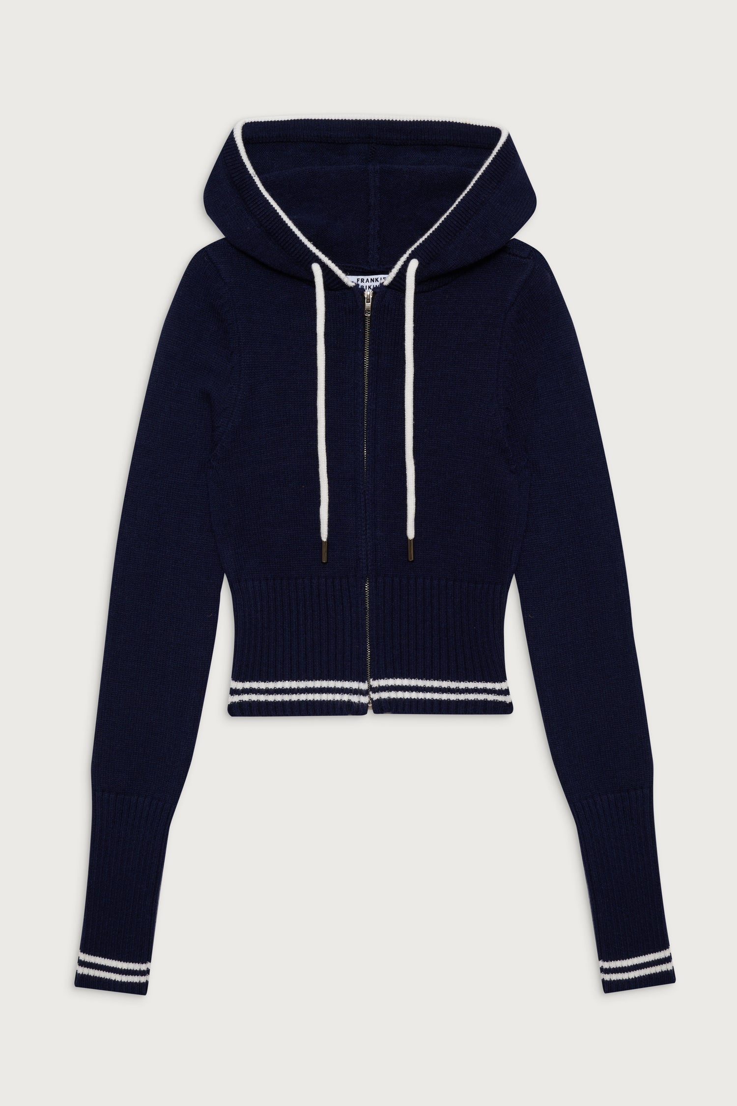 Aimee Cloud Knit Zip Up Hoodie  Starlight
