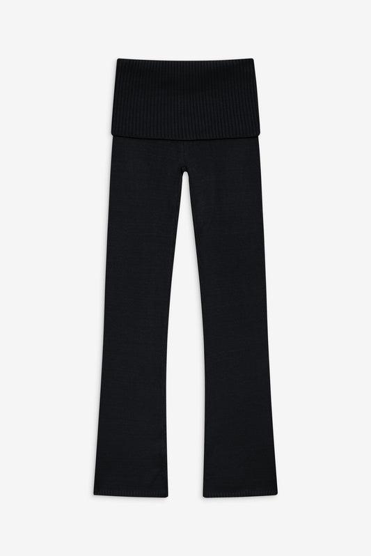 Aimee Knit Pants Black by Frankies Bikinis