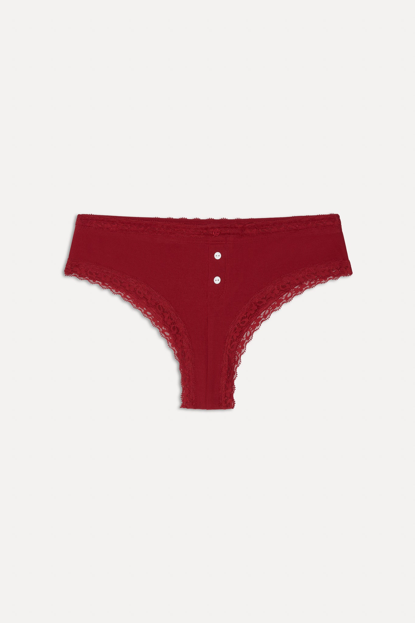 x BELLA HADID Bluebell Cotton Brief  Cardinal