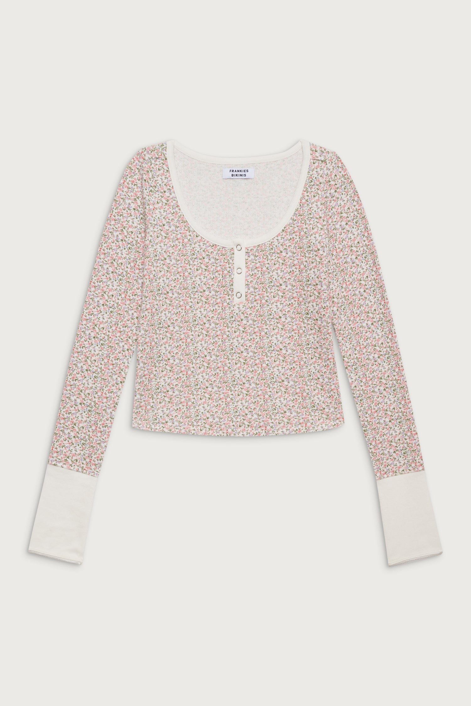 Cabin Long Sleeve Waffle Shirt  Baby Blanket