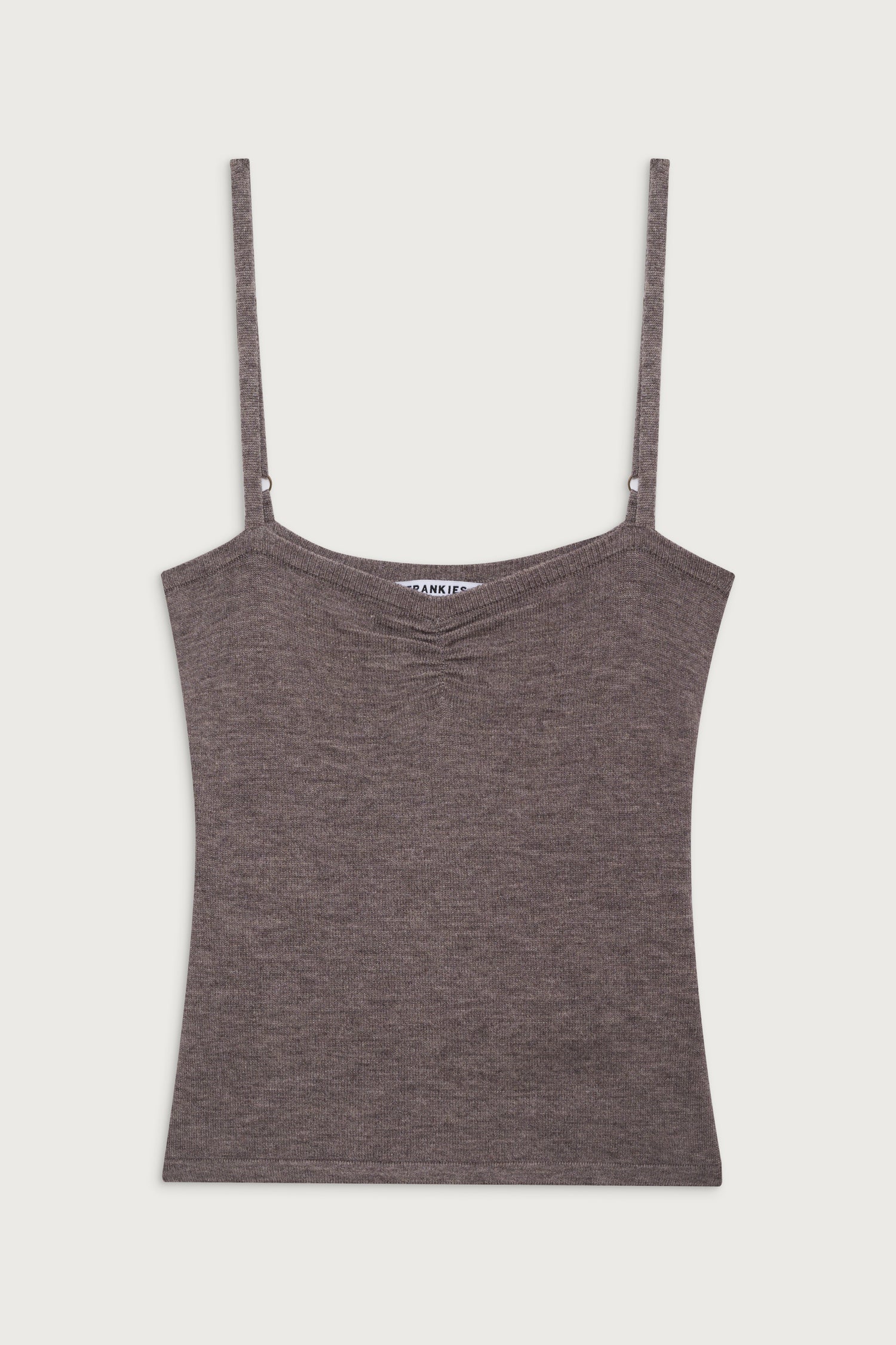 Carmen Lightweight Knit Tank  Dark Pearl