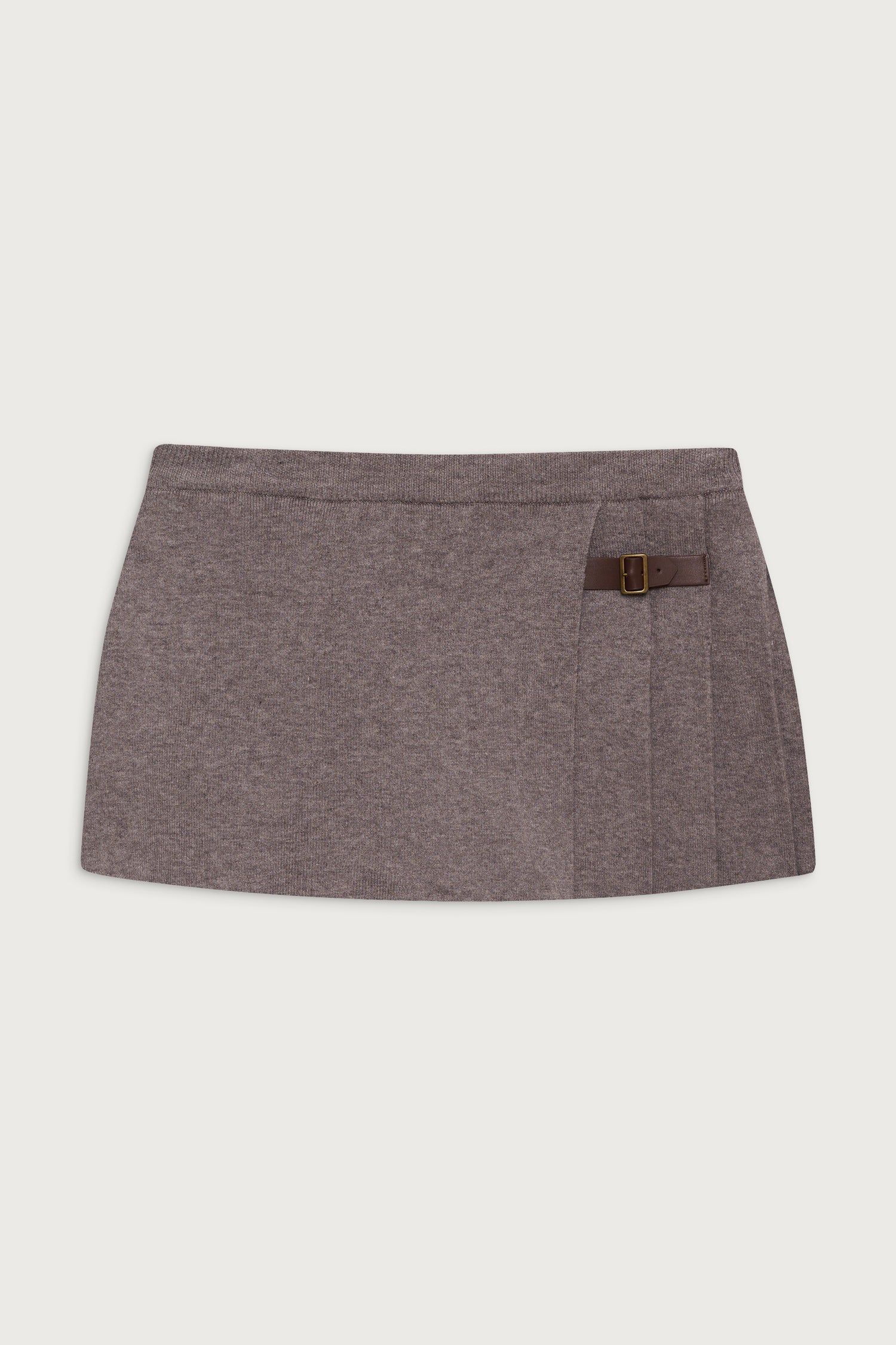 Carver Cloud Knit Pleated Skort  Dark Pearl