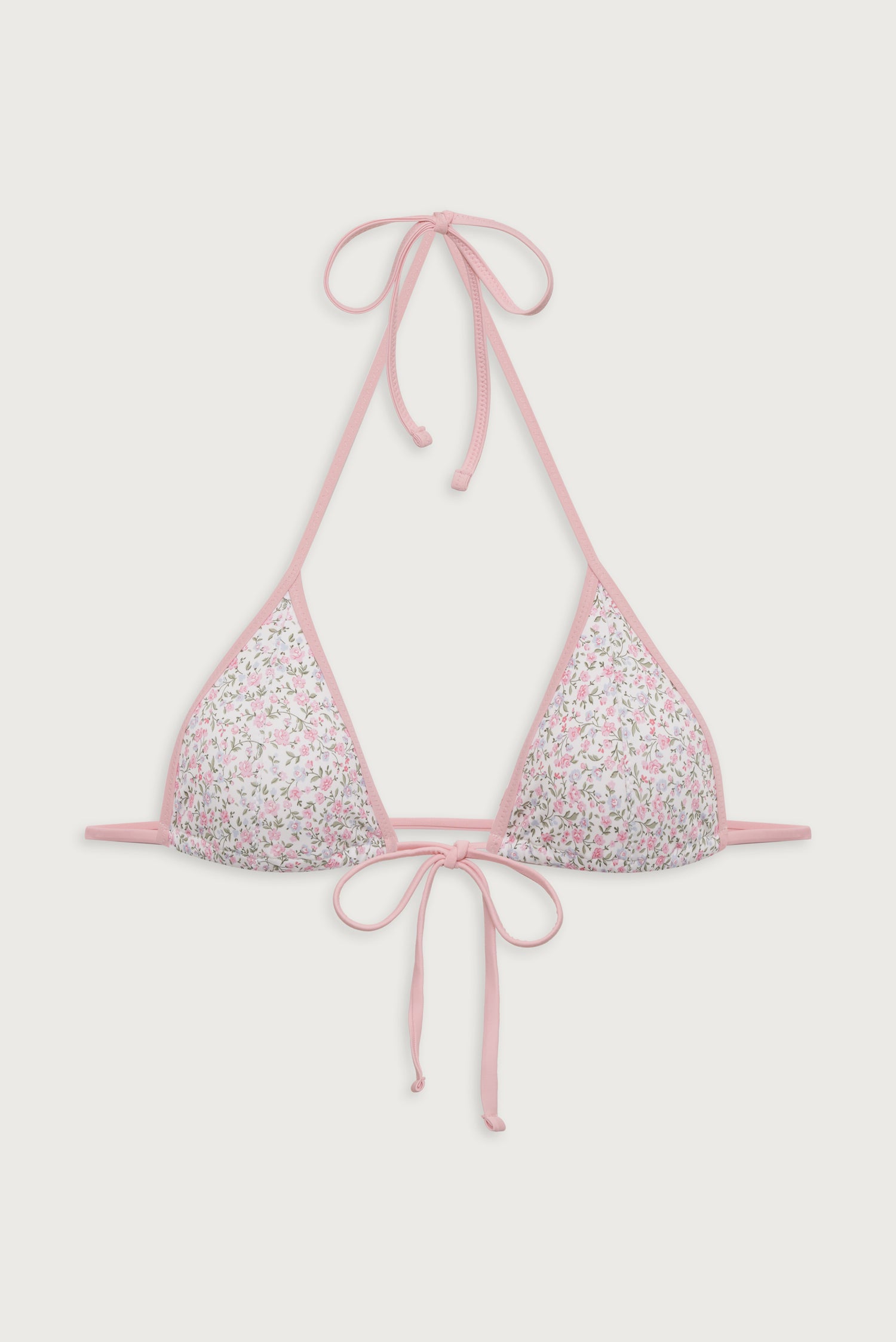 Coastal Micro Triangle Bikini Top  Baby Blanket