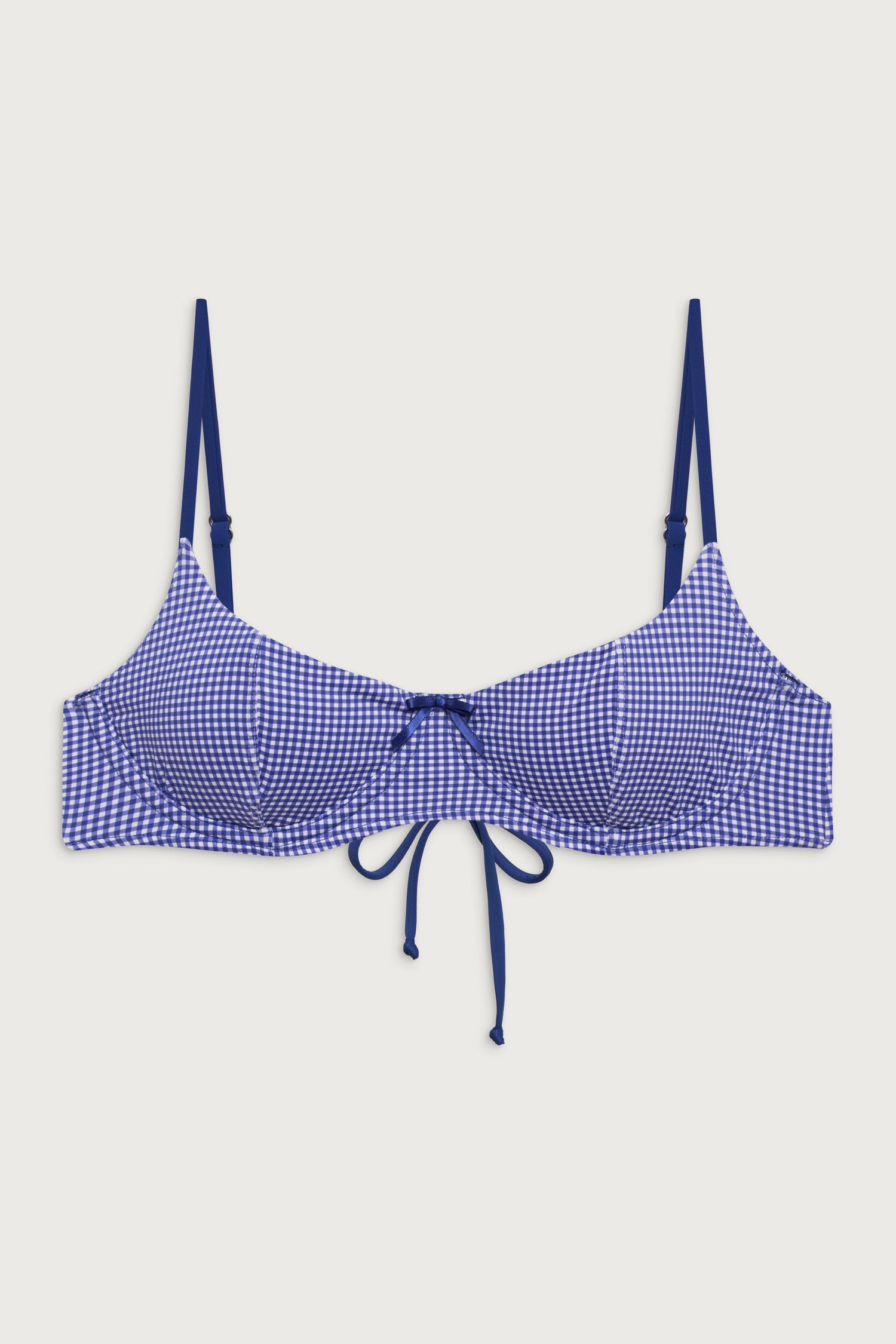 Cola Underwire Balconette Bikini Top  Sailor Gingham