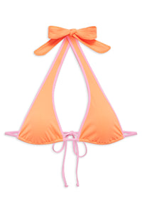 Diana Halter Bikini Top - Orange Dream