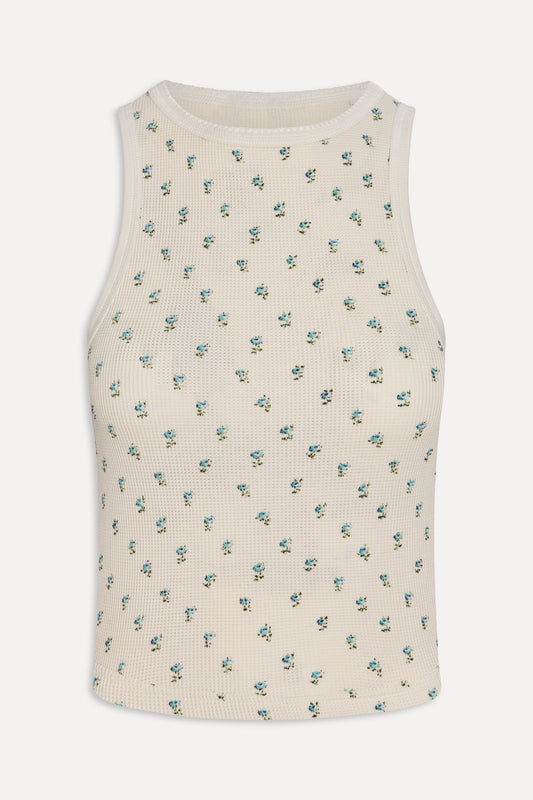 Emma Thermal Tank Top - Spring Dreaming by Frankies Bikinis