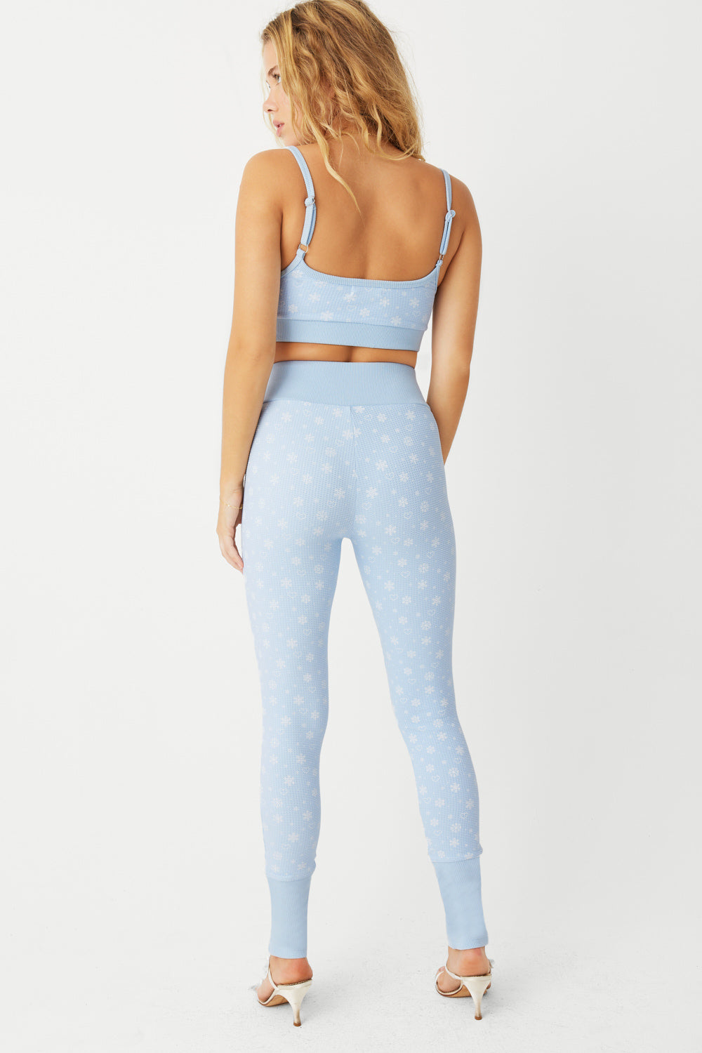 Noelle Waffle Legging - Flurries