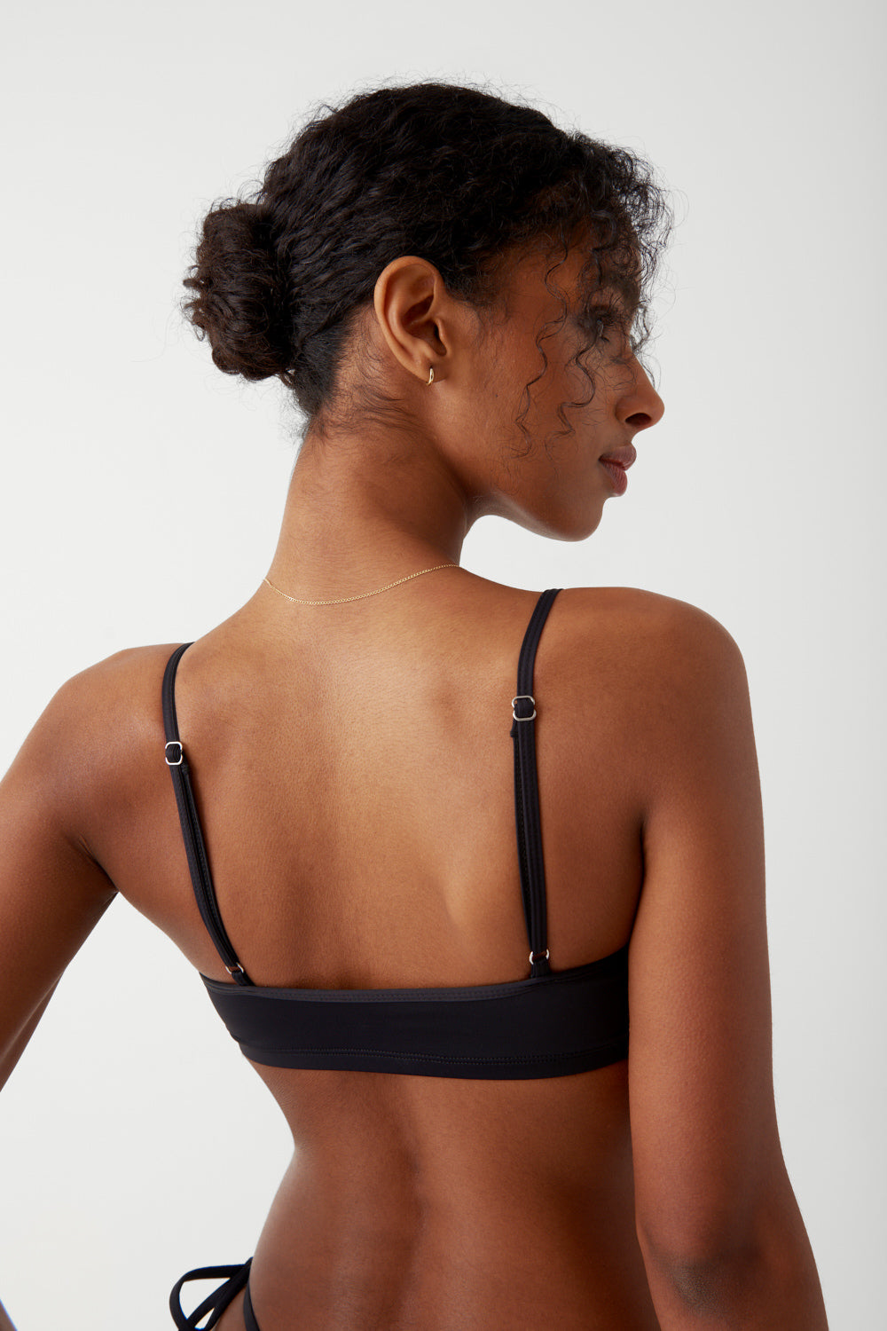 Bay View Bralette Bikini Top  Black