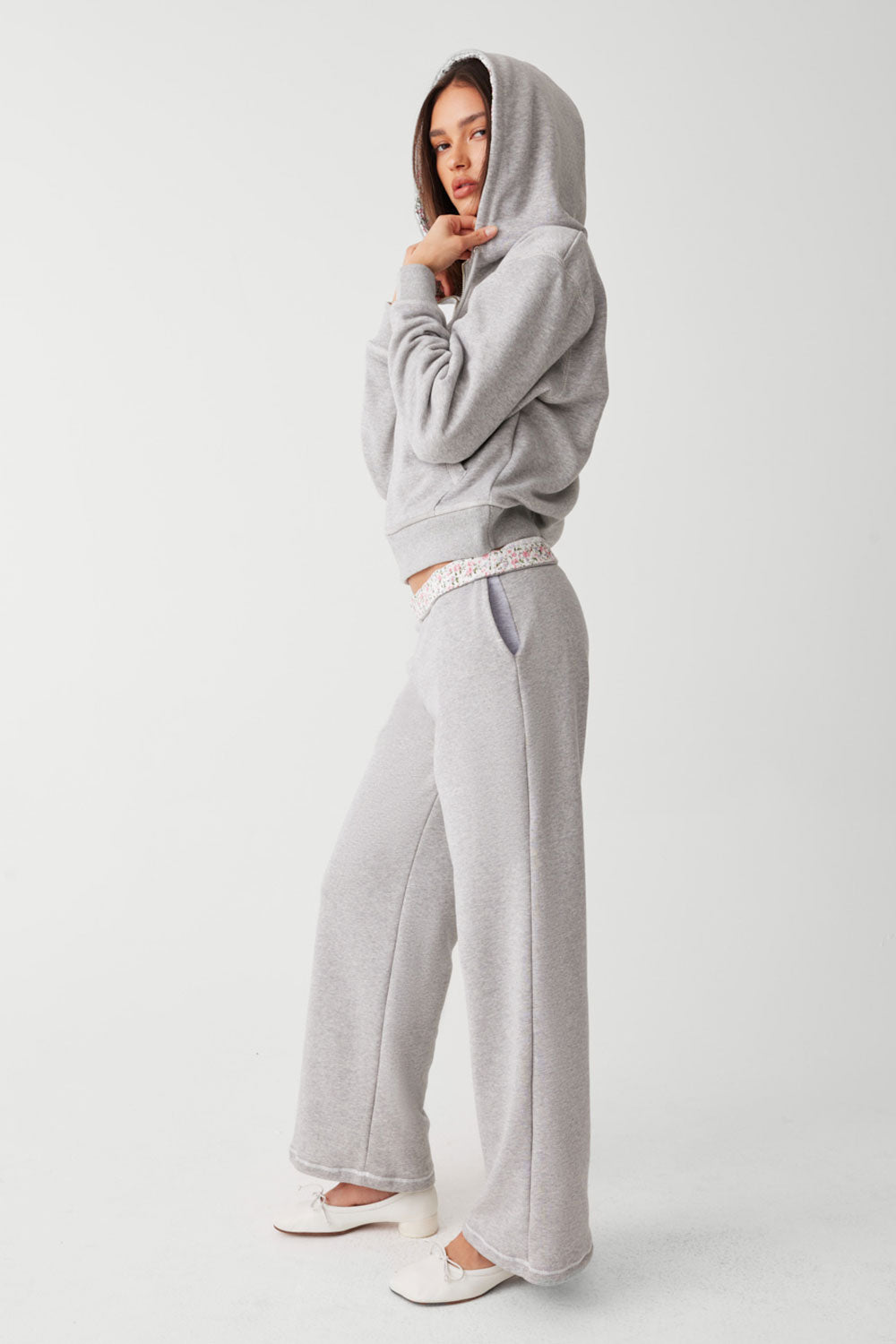 Avalon Sweat Pant  Heather Grey / Baby Blanket