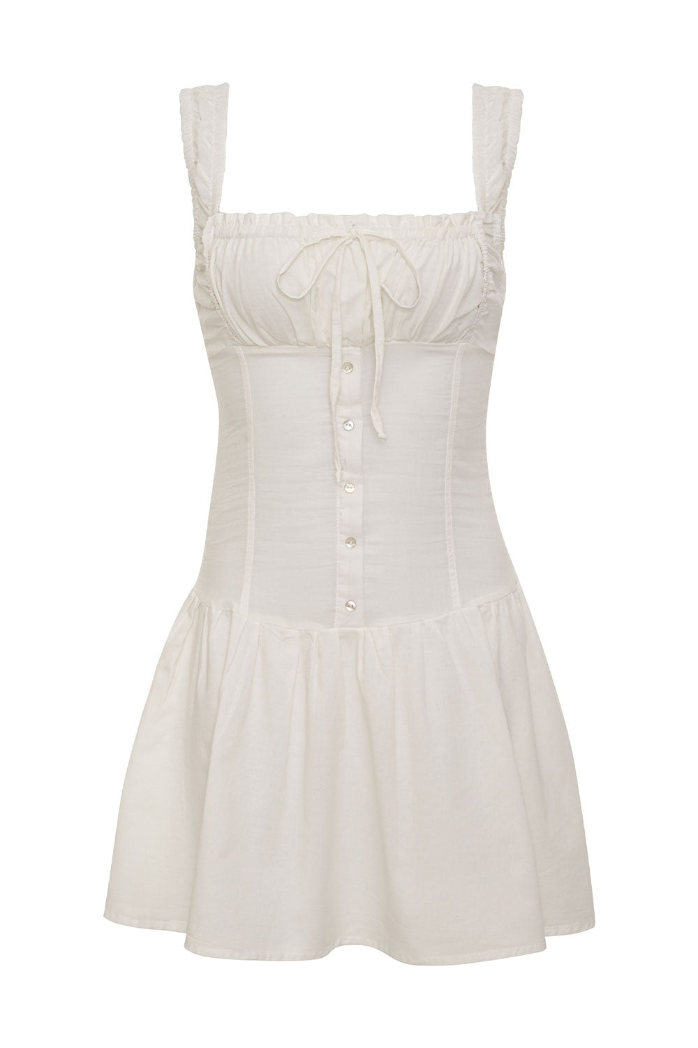 Christa Ruffle Mini Dress  Sunrose