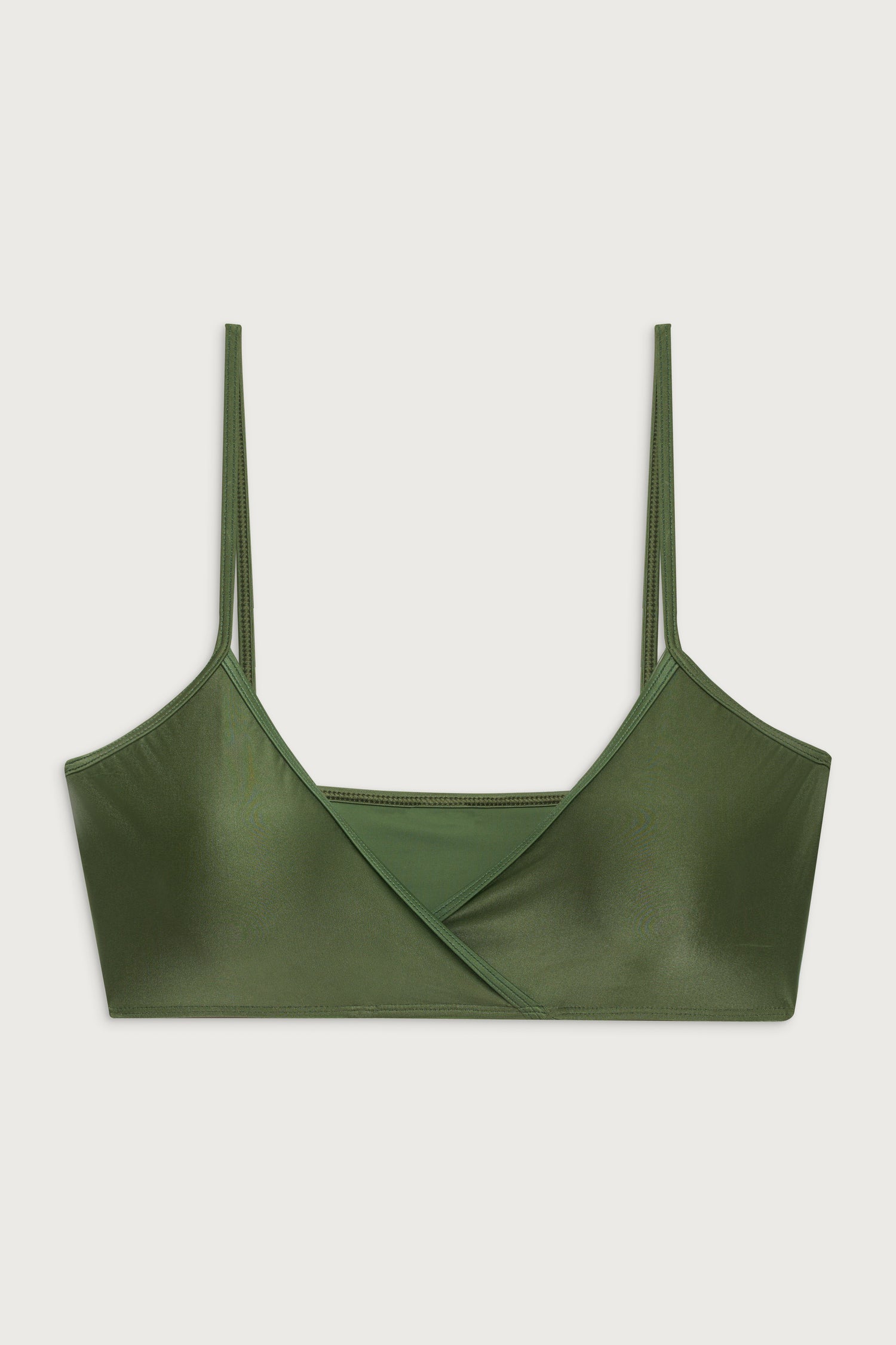 Clairo Shine Bralette Bikini Top  Sea Moss