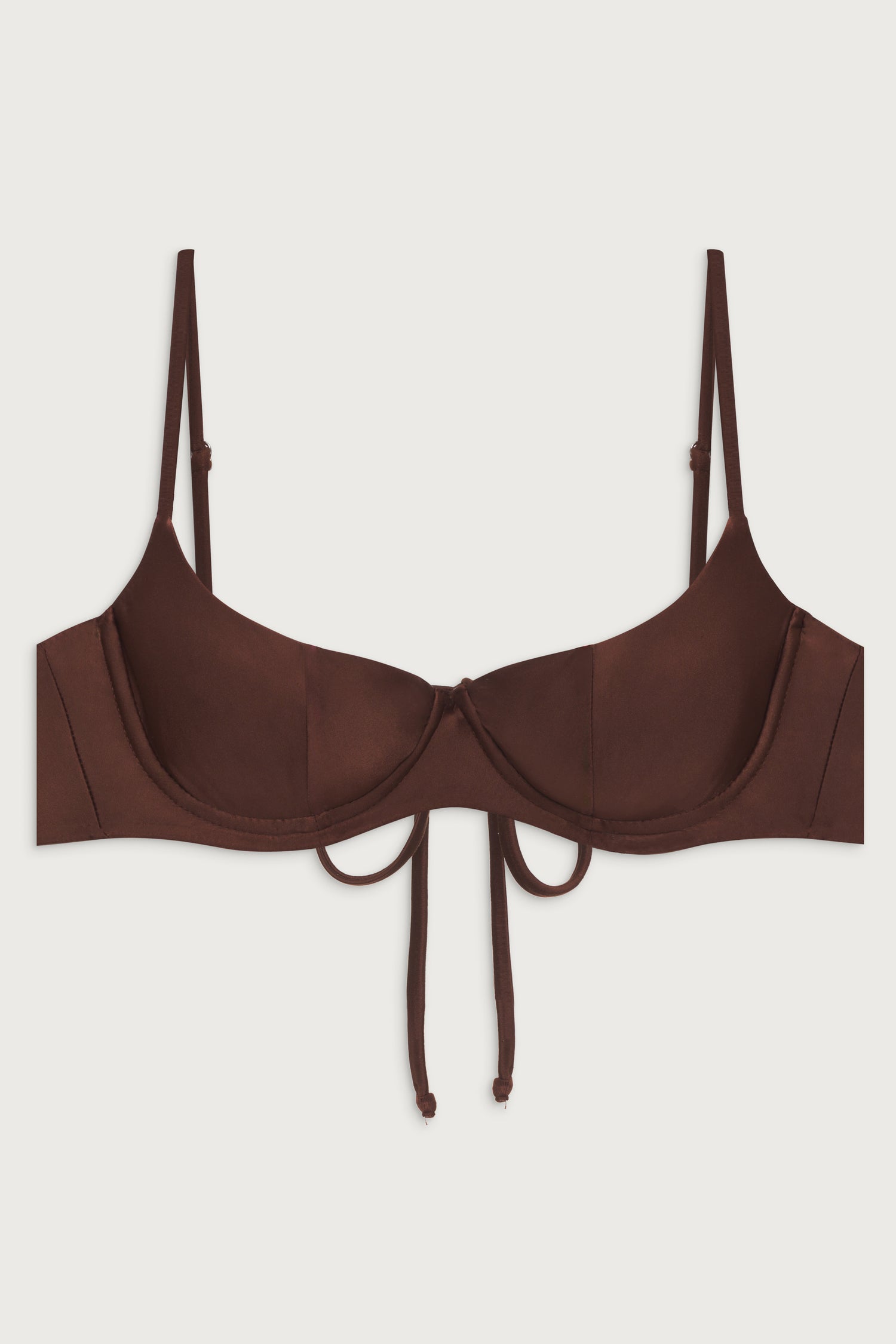 Cola Underwire Balconette Bikini Top  Cinnamon
