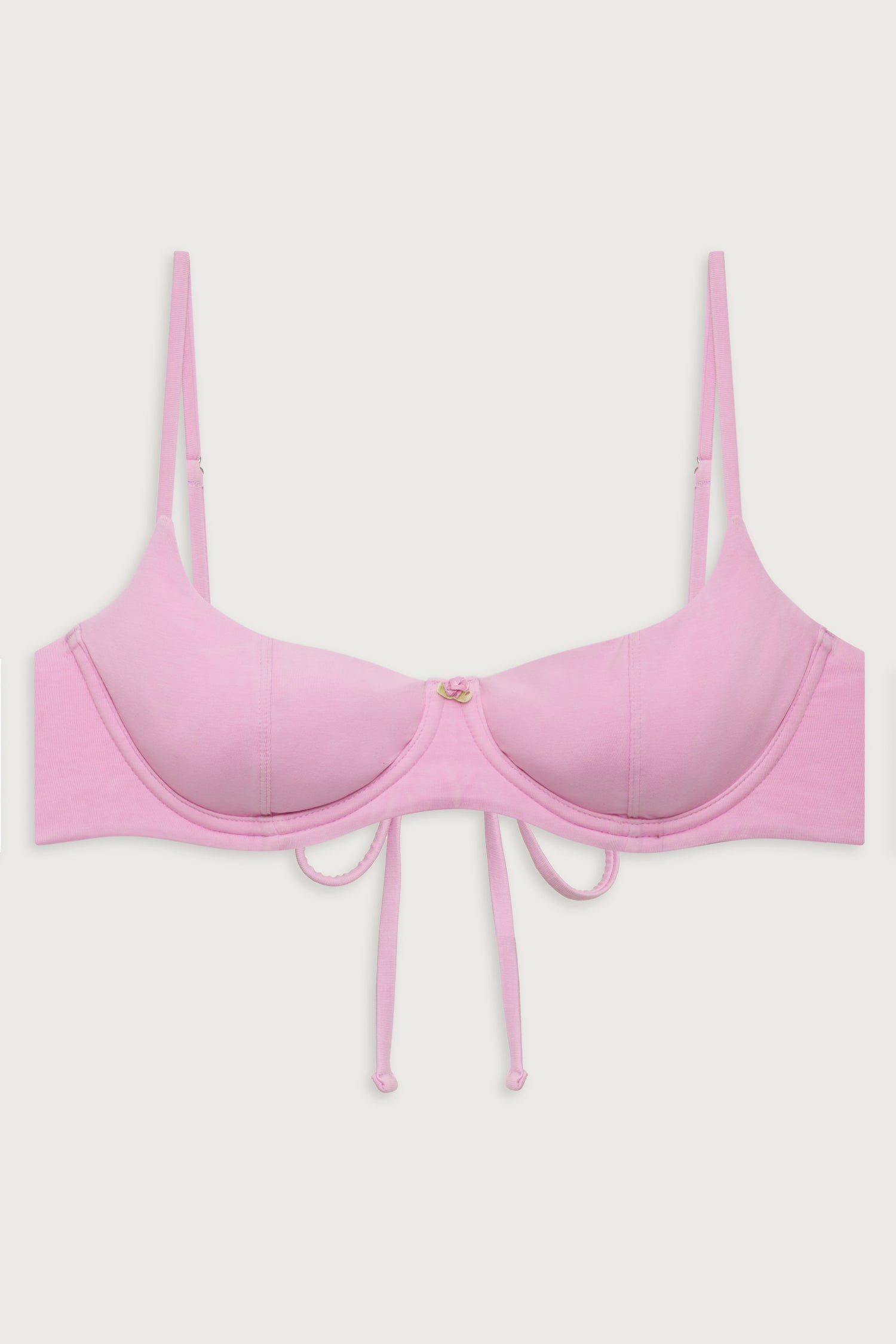 Cola Underwire Balconette Bikini Top  French Rose