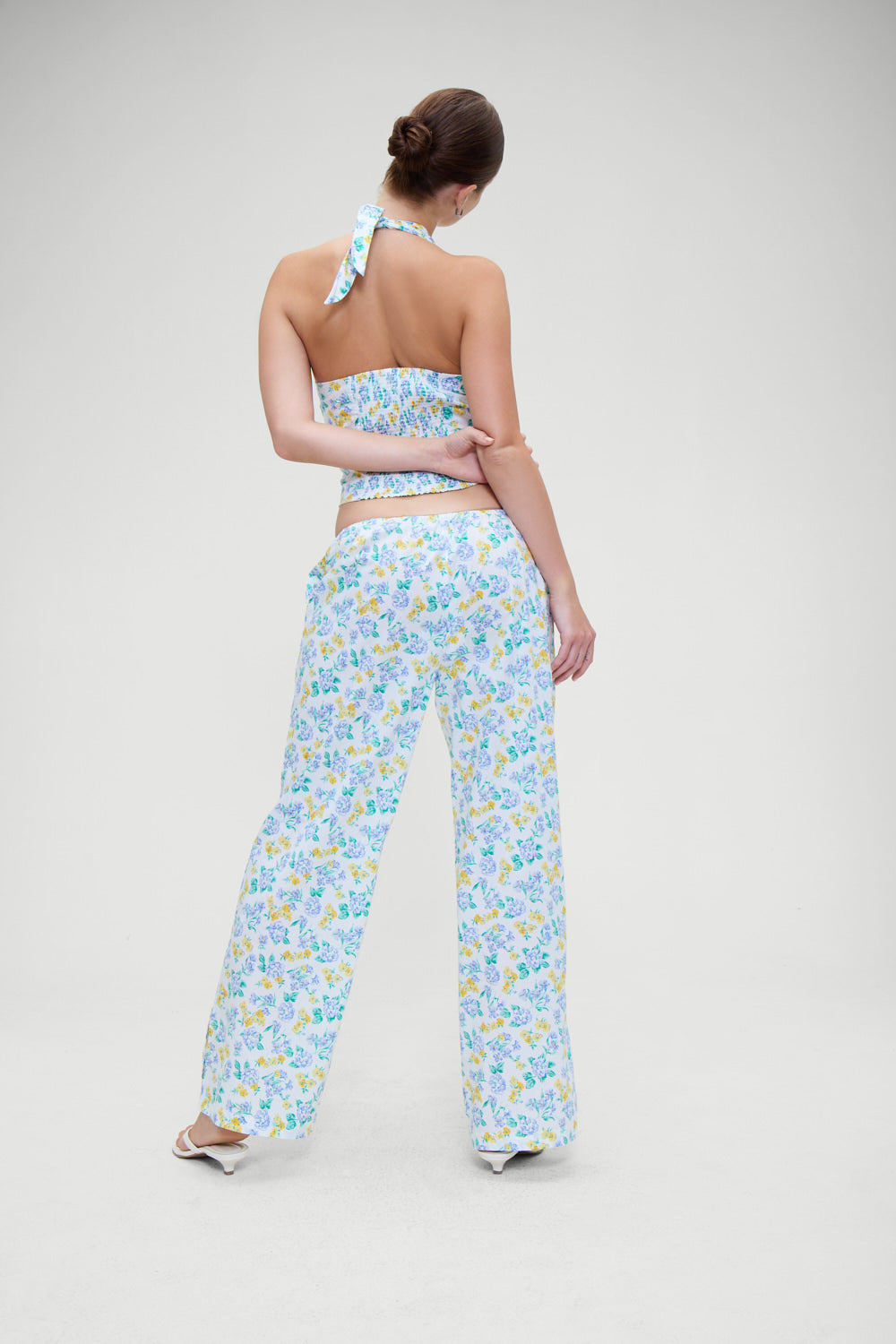 Cottage Halter Top  Coastal Floral