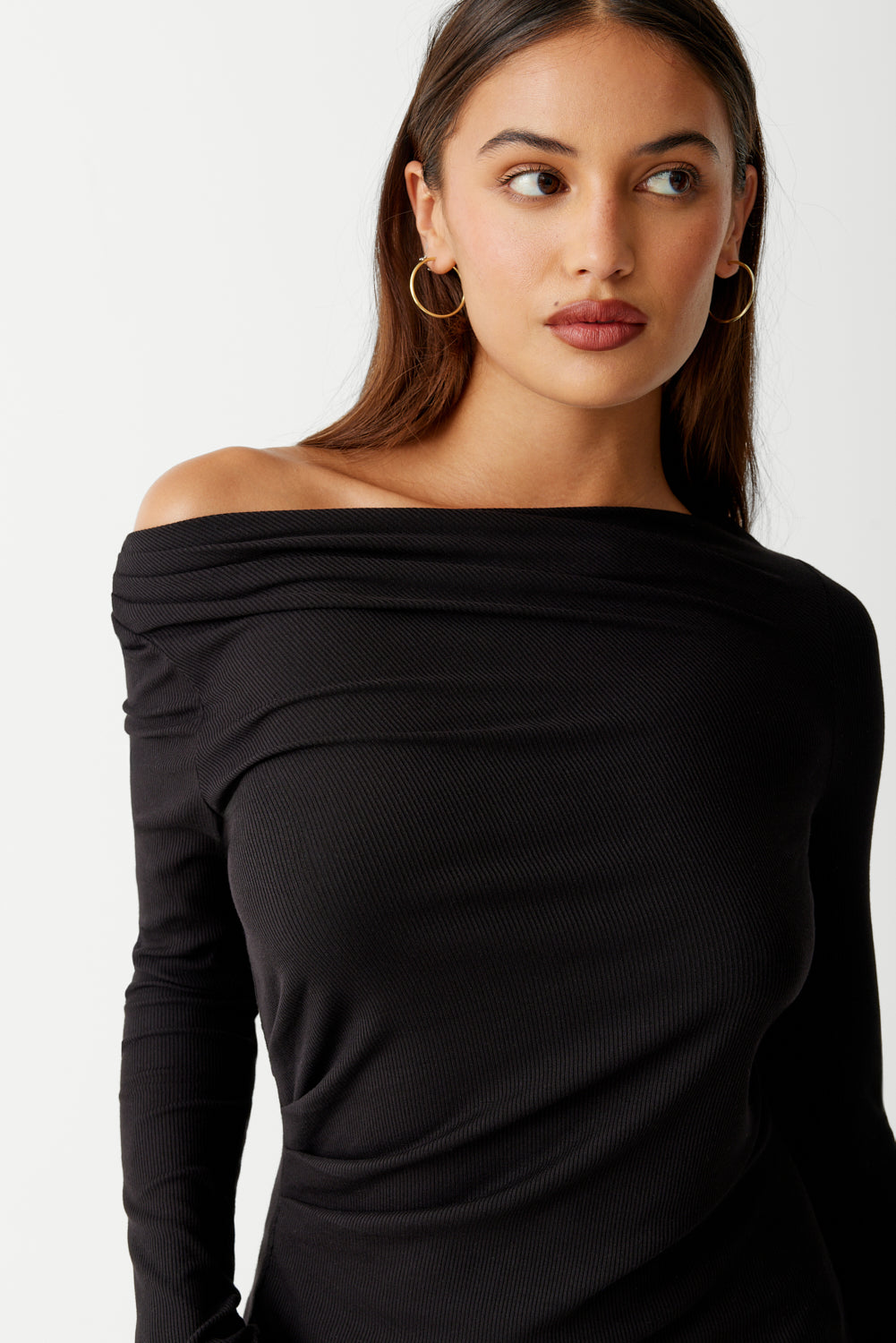 Dahlia Long Sleeve Shirt  Black