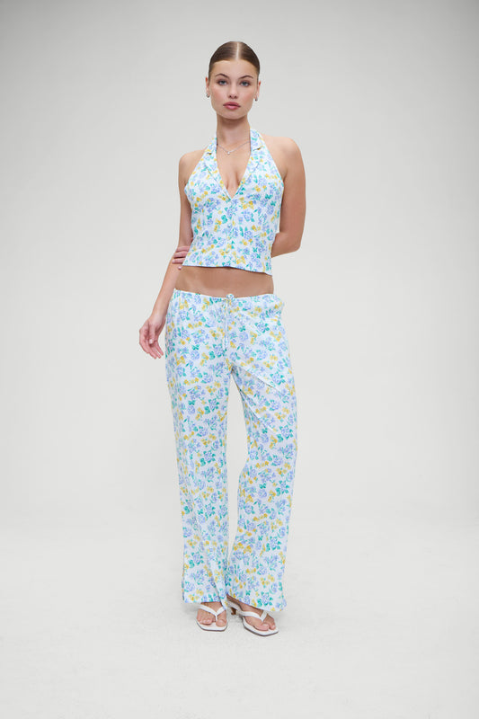 Product-Hover--Daisy Low Rise Pant - Coastal Floral