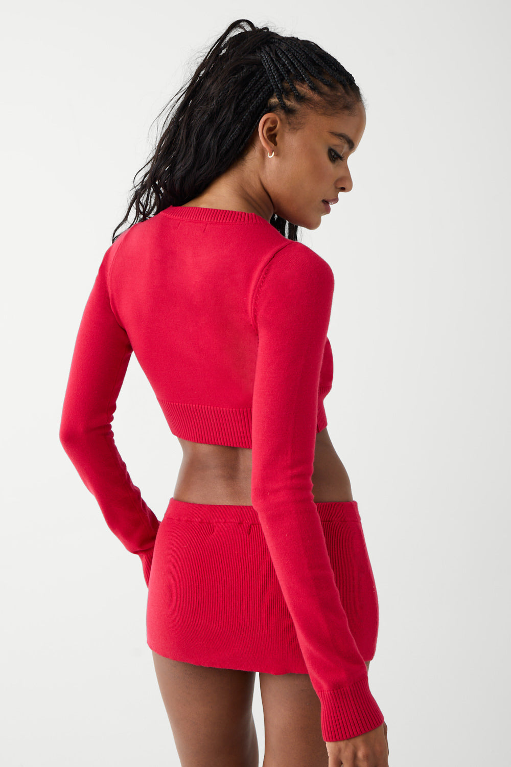 Danny Cloud Knit Cropped Cardigan  Burning Love