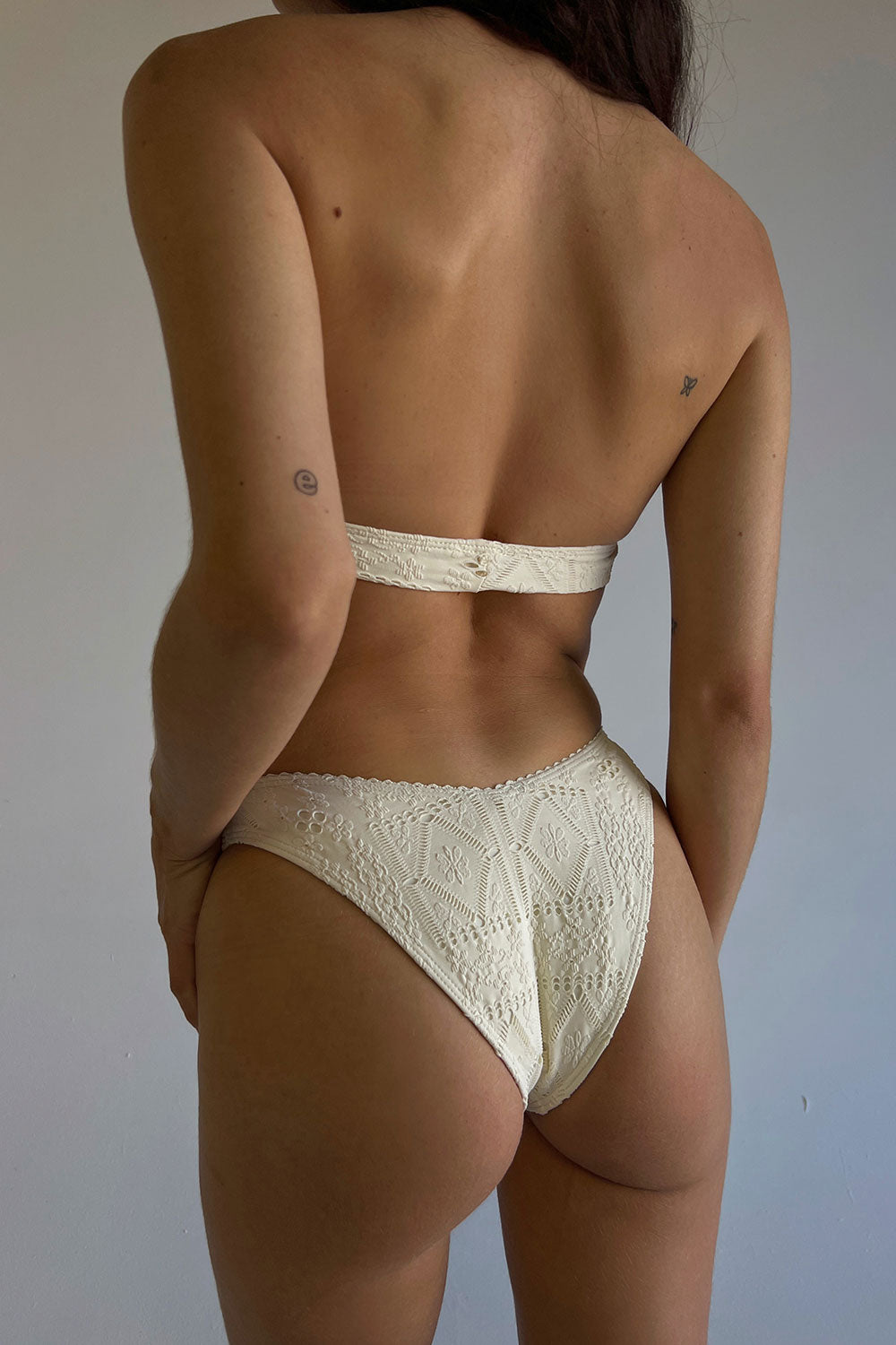 Edie Halter Bikini Top  Angel Dust