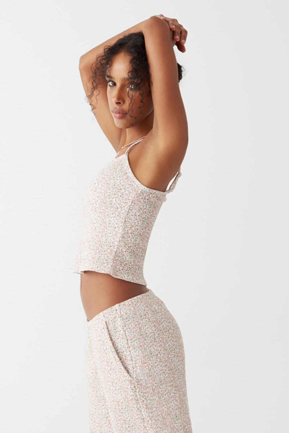 Farmhouse Floral Waffle Camisole  Baby Blanket