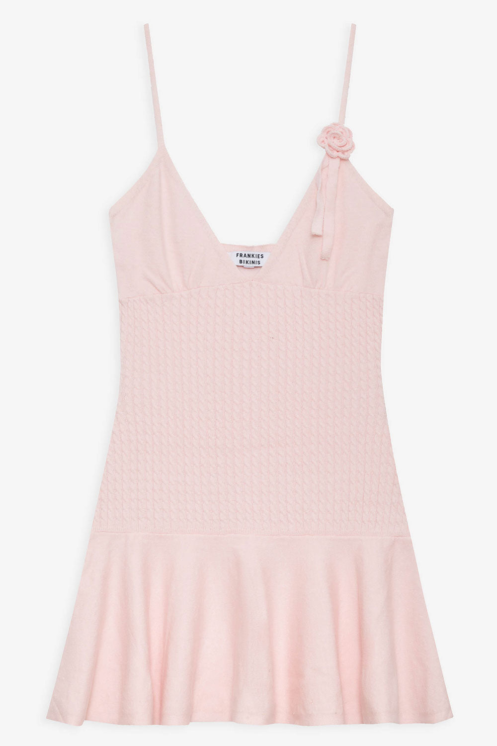 Houston Cable Cloud Knit Dress  Rose Quartz