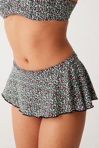 Izabella Swim Skirt Bikini Bottom - Summer Nights