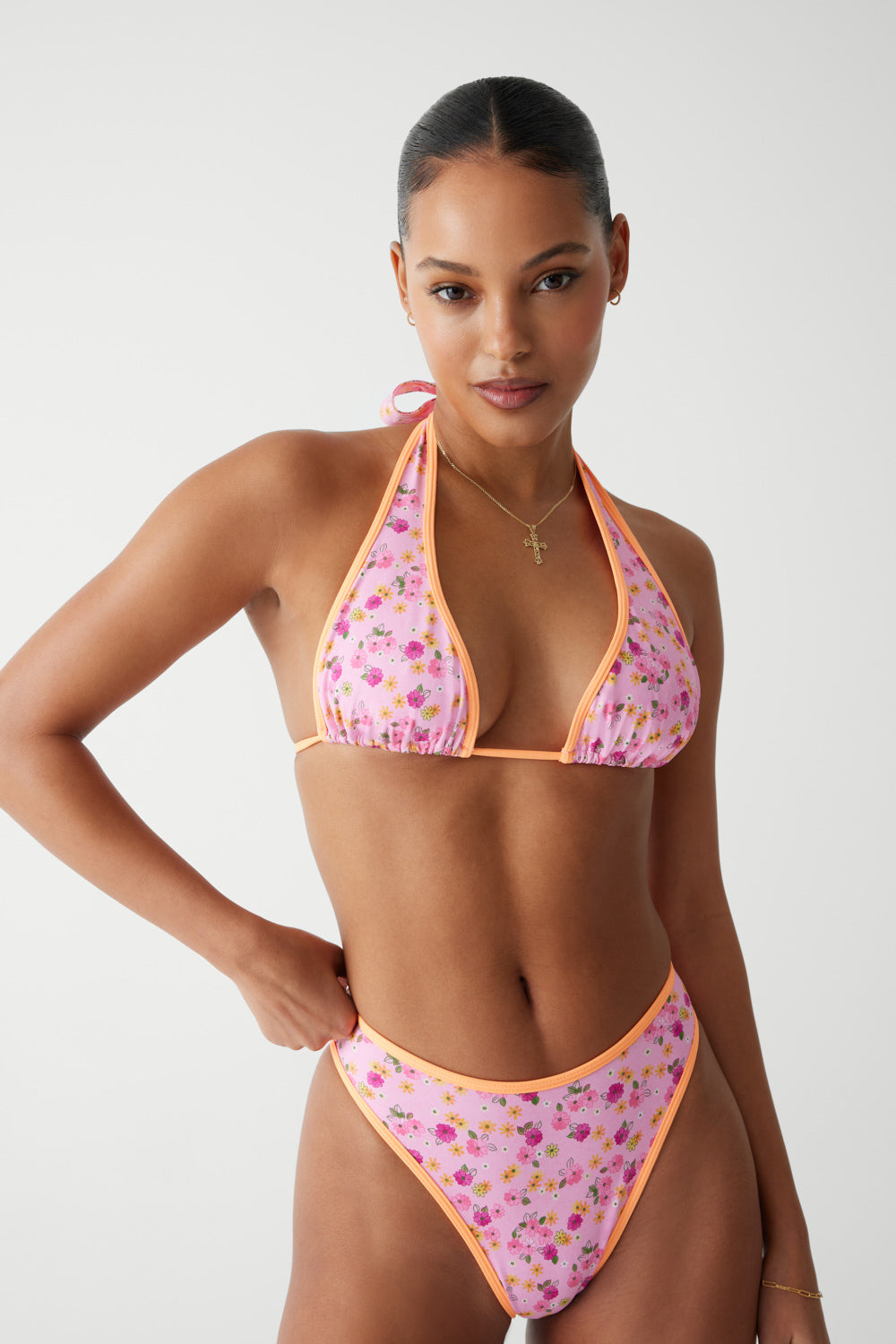 Laura High Waist Cheeky Bikini Bottom  Queen's Bath