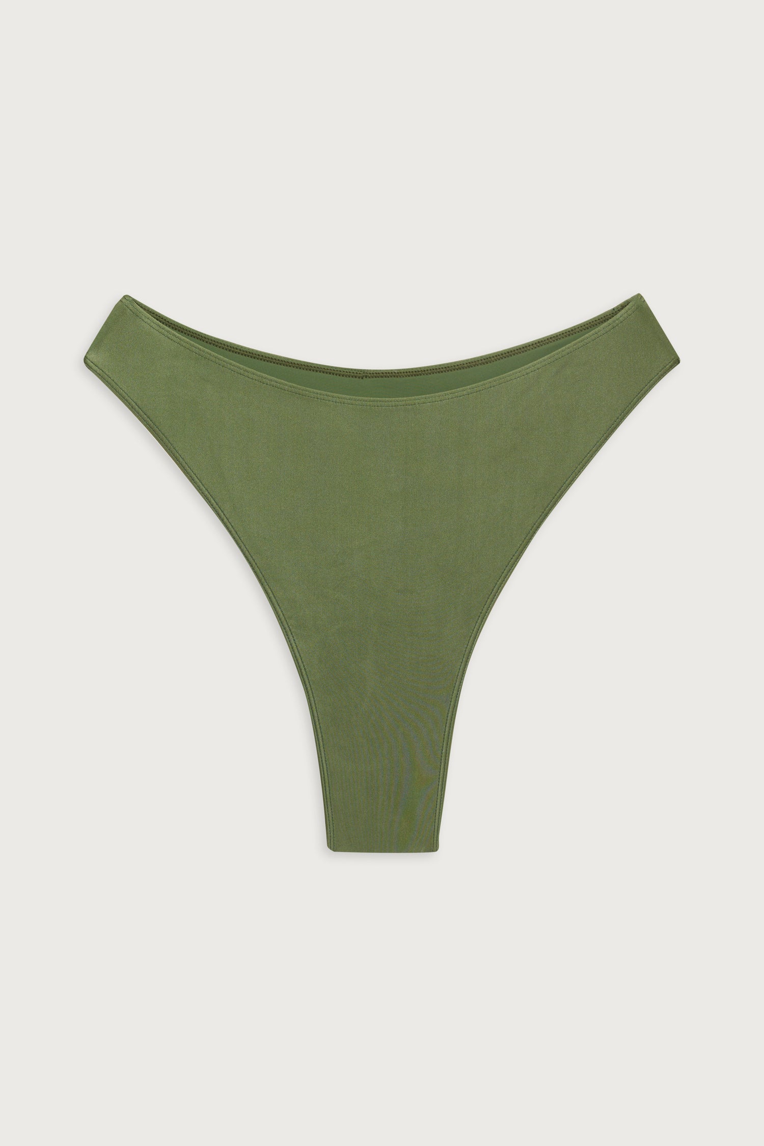 Laura High Waist Cheeky Bikini Bottom  Sea Moss