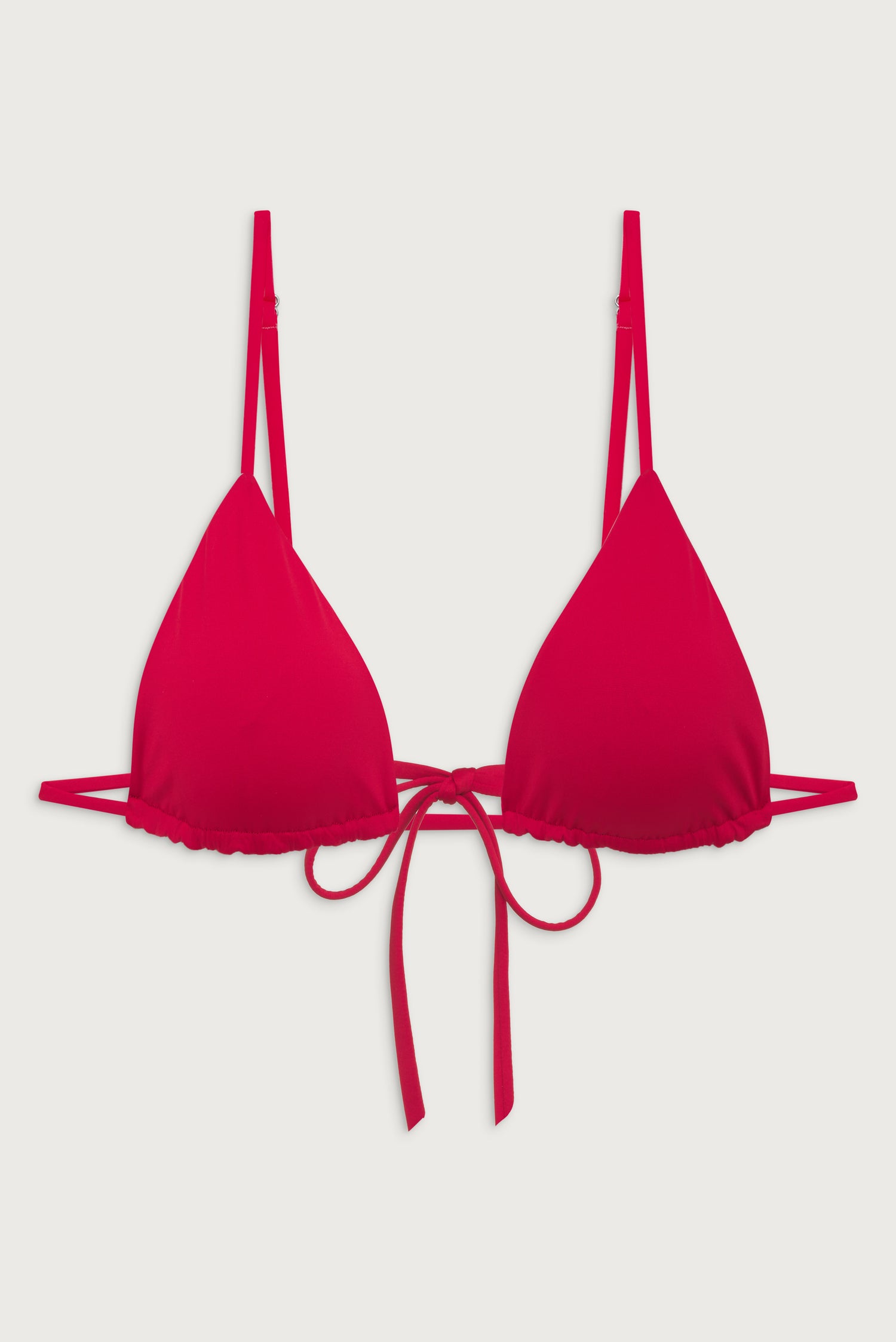 Lumia Triangle Bikini Top  True Red