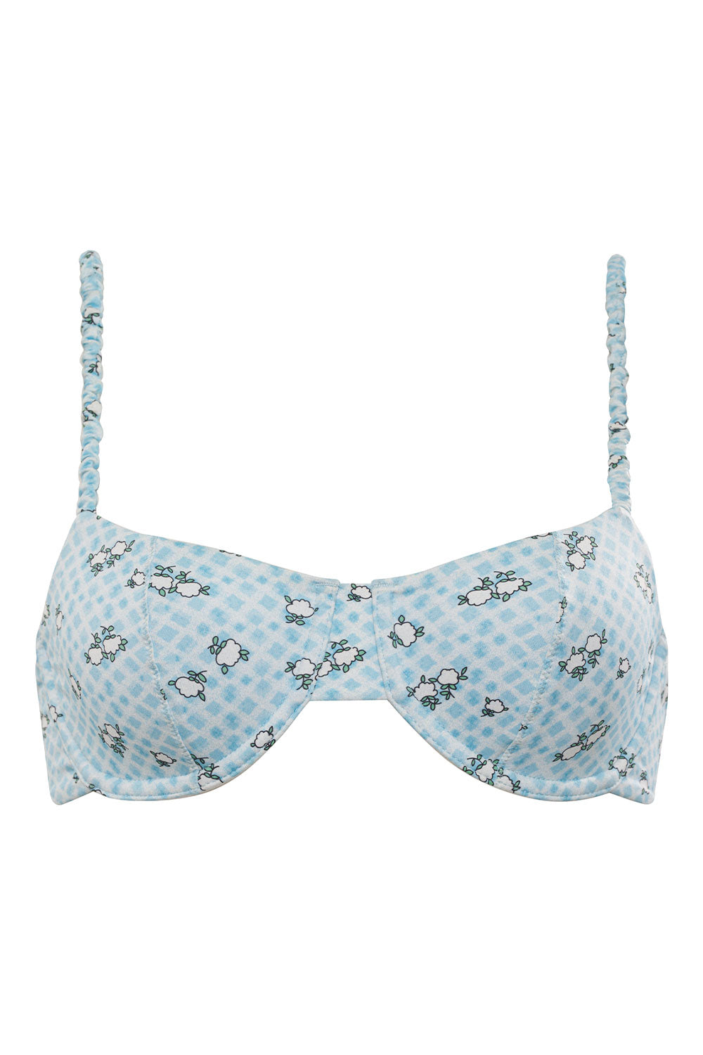 Pam Gingham Underwire Bikini Top  Posie