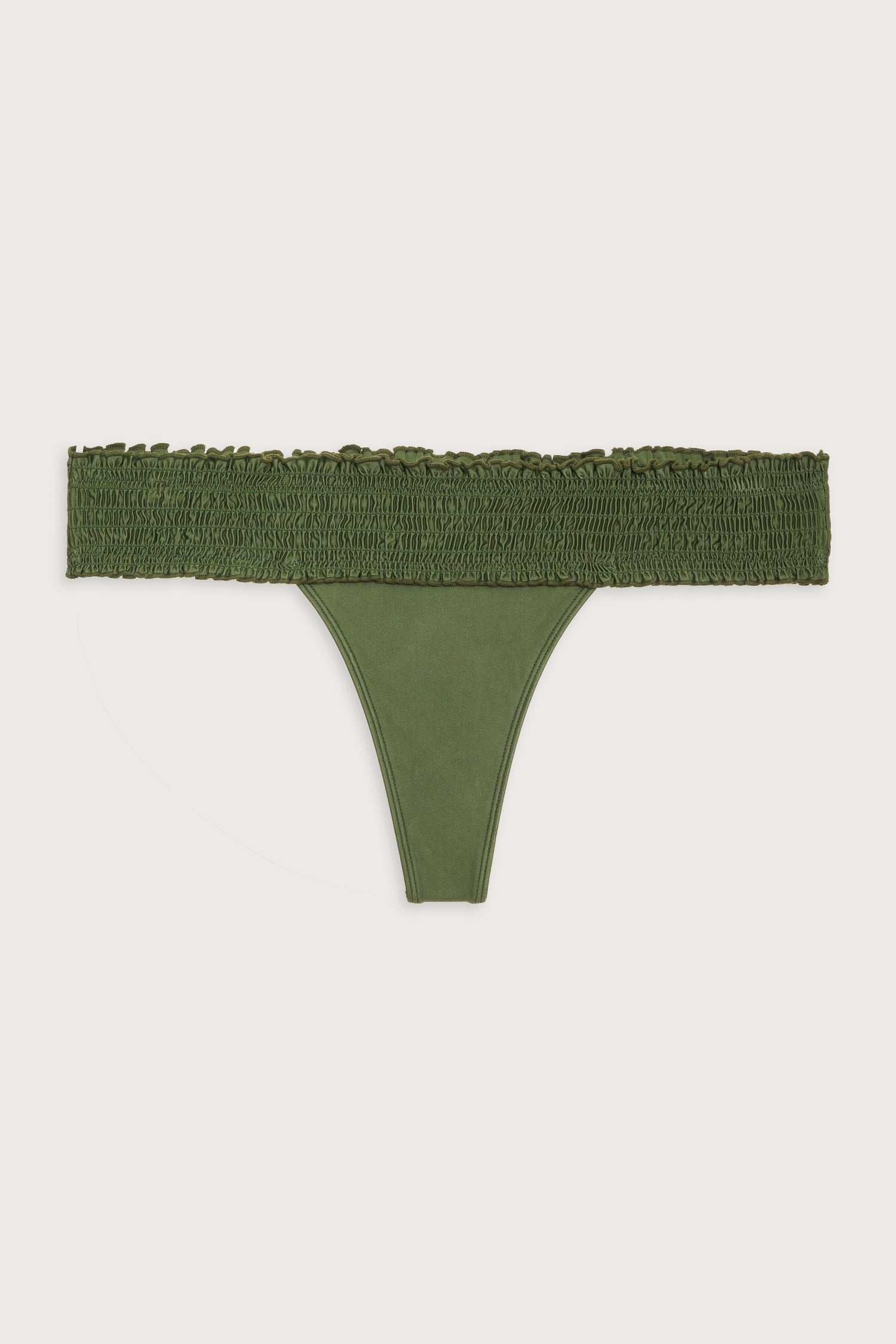Sofia Shine Micro Bikini Bottom  Sea Moss