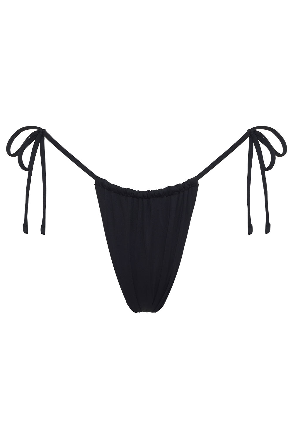 Tia String Bikini Bottom  Black