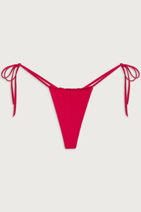 Tia String Bikini Bottom True Red