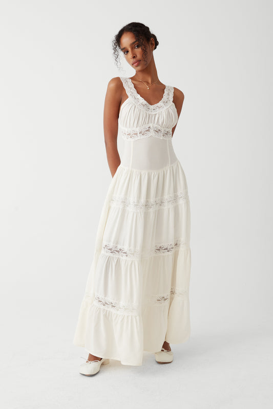 Product--Dakota Maxi Dress - White